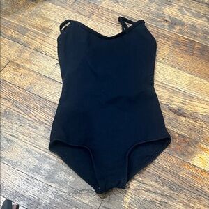 Classic Black Kids One Piece leo for ballet